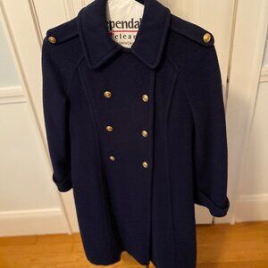Big Girl's Wool Coat, size 10